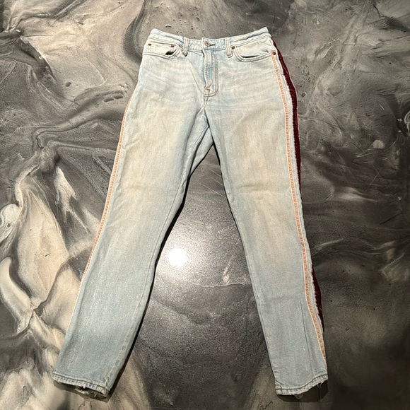 Abercrombie & Fitch Denim - Abercrombie & fitch denim distressed Simone high rise slim jeans